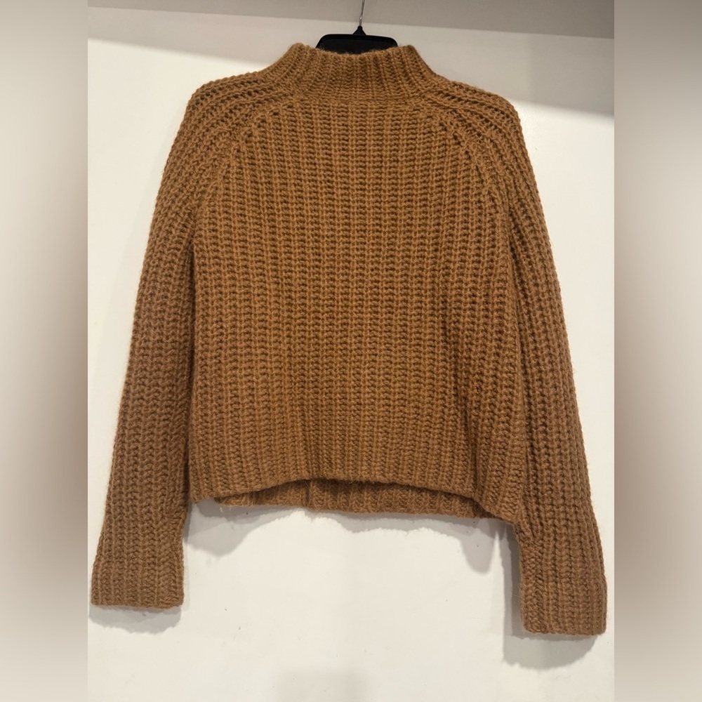 Vince Marled Raglan Mohair Alpaca-blend Sweater/Pullover Size XS - Picture 3 of 5